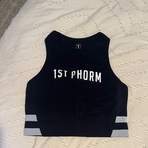 1st Phorm Black and White Sports Bra